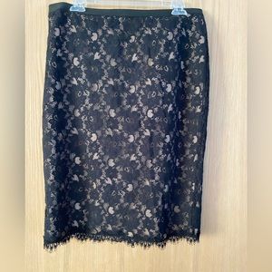 NWT BCBGMAXAZARIA Bess Lace Pencil Skirt Size-Large